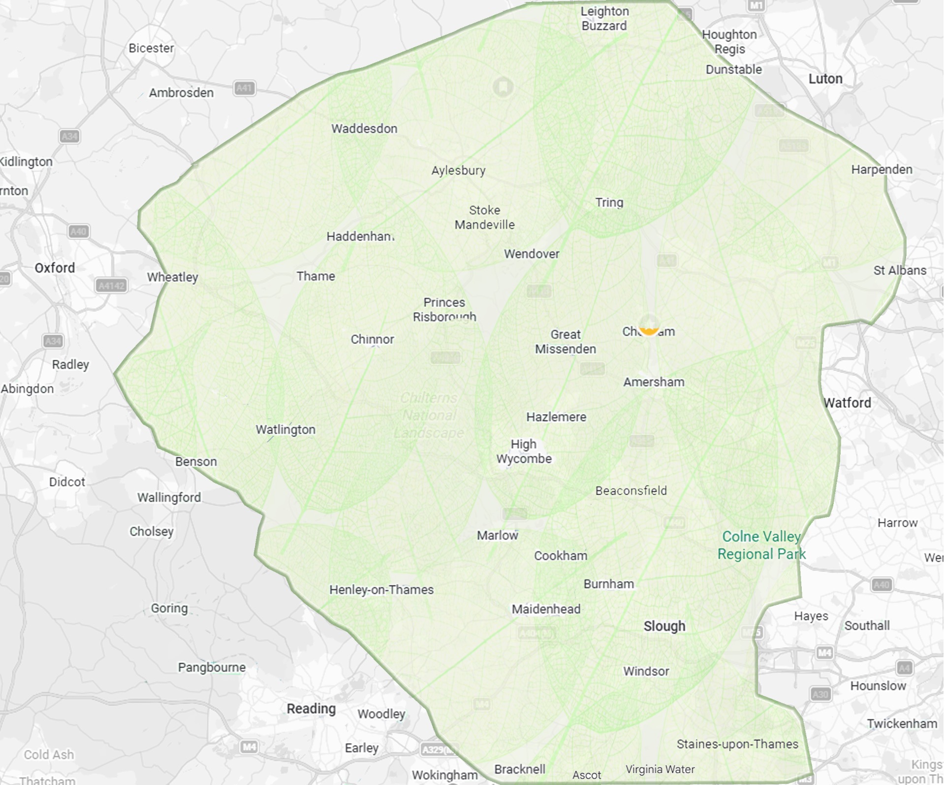 Buckinghamshire covered by Anna.